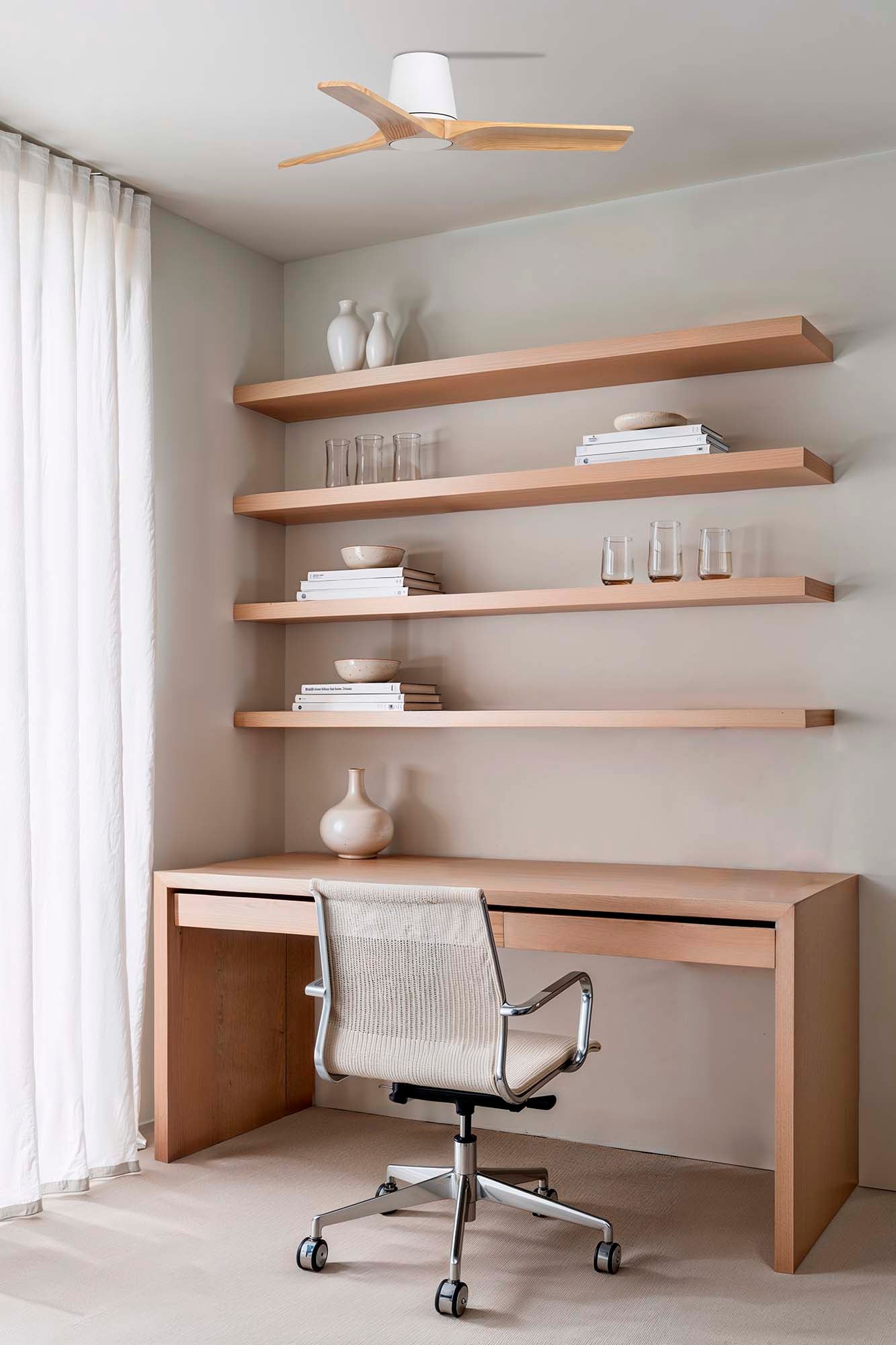 Ventilador Heywood Tub S fabricado en Pino color Blanco, ideal para hogar moderno