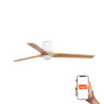 Ventilador de Techo HEYWOOD TUB LED L Smart Blanco y Pino FARO 33838WT-1TW