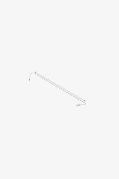 Tija de extensión para ventilador Andros fabricada en acero color blanco