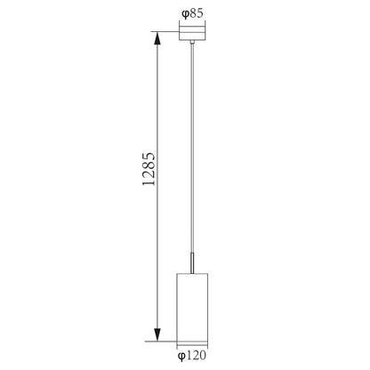 Detalle de casquillo E-14 y cerámica del colgante Lava Alemar