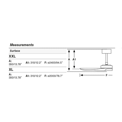 Ventilador de techo con motor DC silencioso y bajo consumo ideal para salón