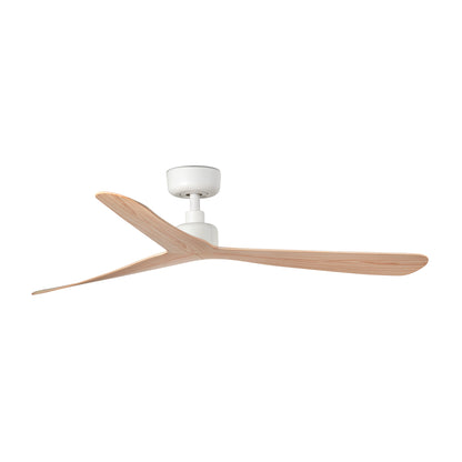Ventilador de Techo Rocker L 132 cm Motor DC FARO - Blanco/Fresno, Mando a distancia | FARO