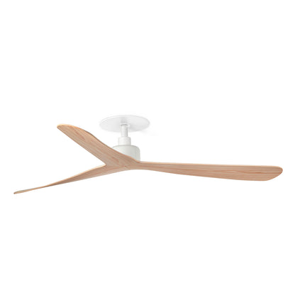 Ventilador de Techo Empotrado Rocker L Motor DC FARO - Blanco/Fresno, Mando a distancia | FARO