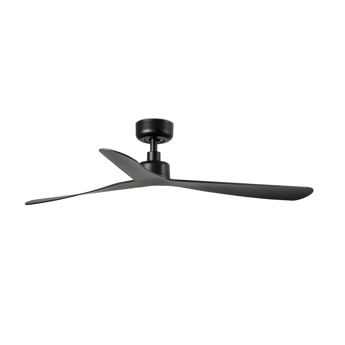 Ventilador de Techo Rocker L 132 cm Motor DC FARO - Negro, Mando + Tuya (app y voz) | FARO