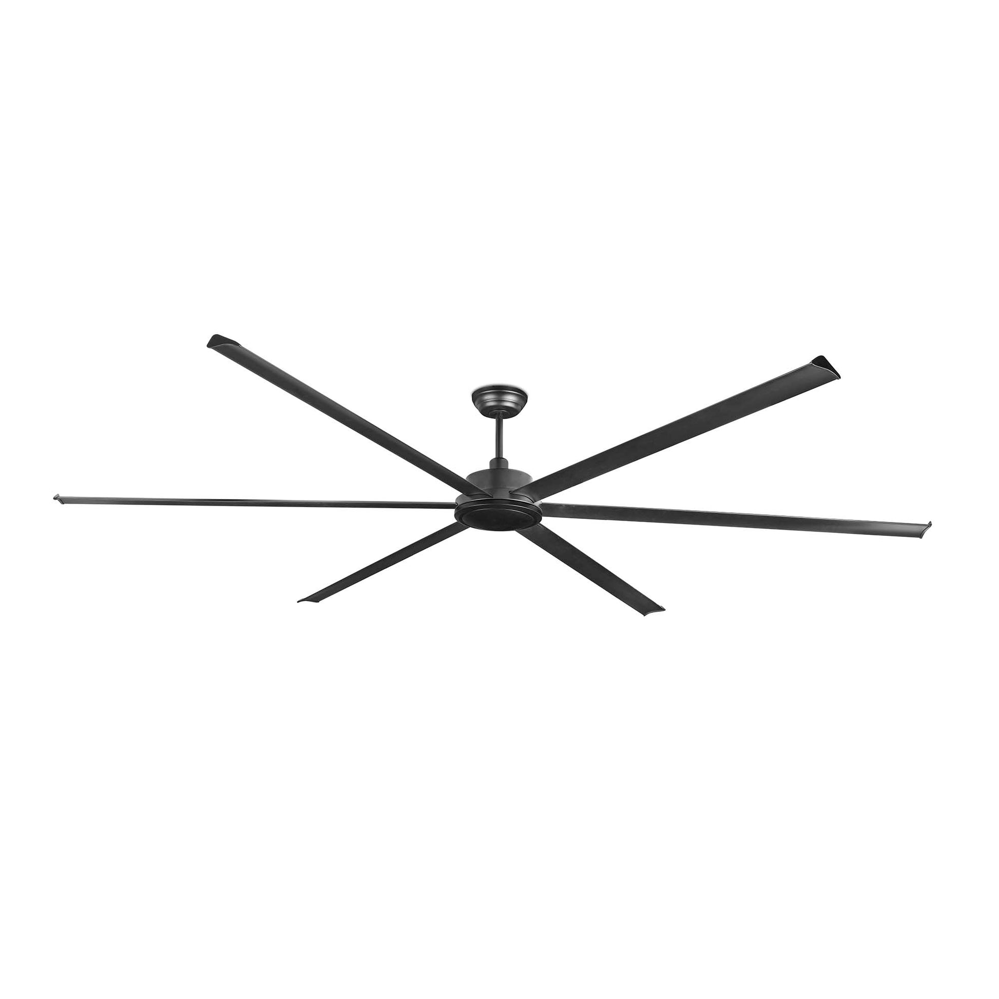 Rotterdam XXL Ventilador de Techo Negro Mate Faro Barcelona 34211