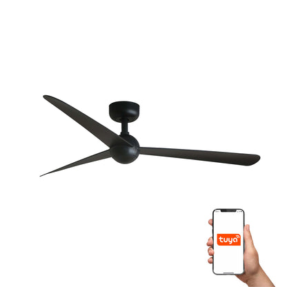 SFERA M Ventilador de Techo Smart Negro Faro 34273WT