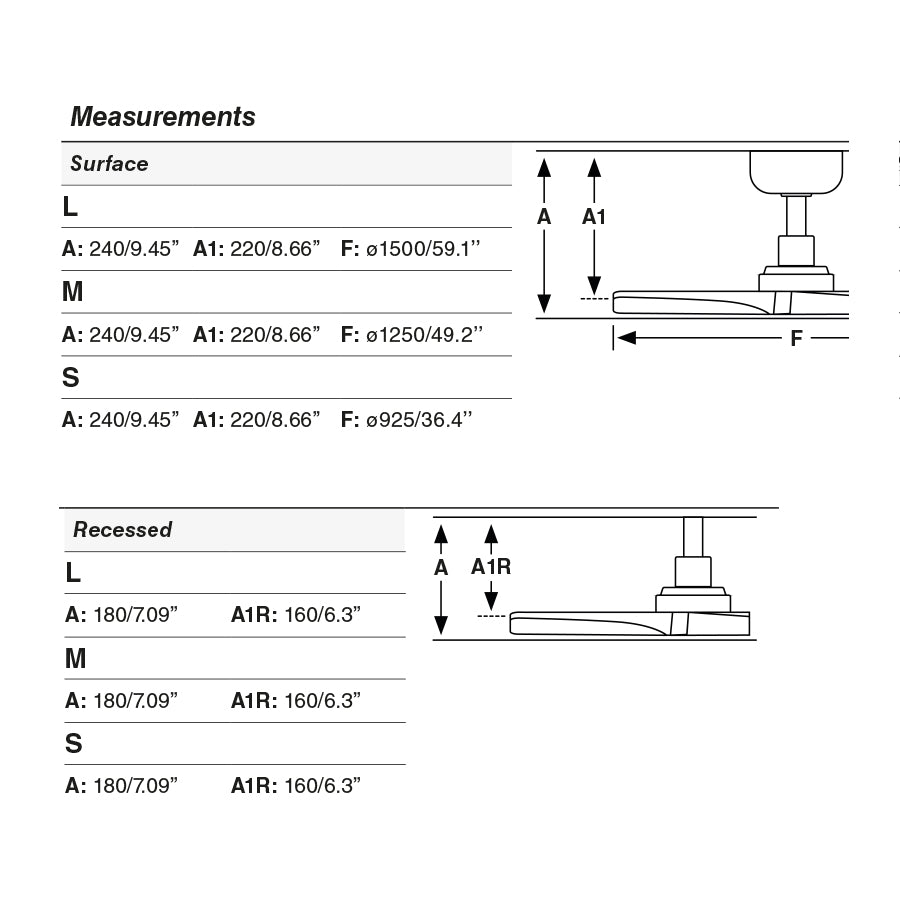 Ventilador de techo con motor DC silencioso y apto para techos inclinados