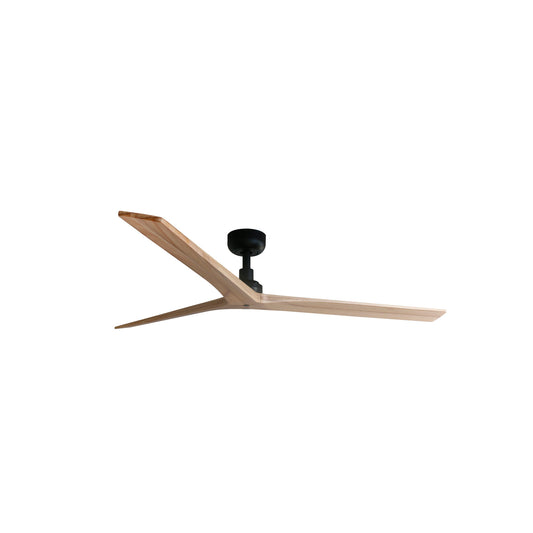 Ventilador de Techo KLIM L Negro Mate con Palas de Pino y TUYA FARO - vista principal | FARO