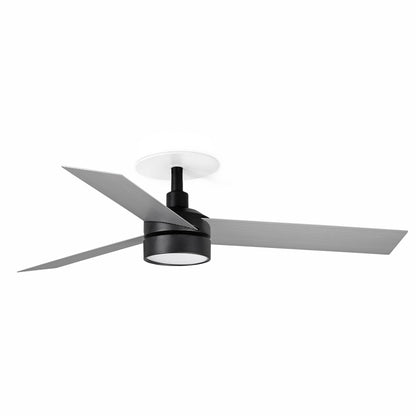 Ventilador de Techo Empotrado Cruiser S con Palas de FARO - Negro/Aluminio, LED 20W CCT, Mando a distancia | FARO