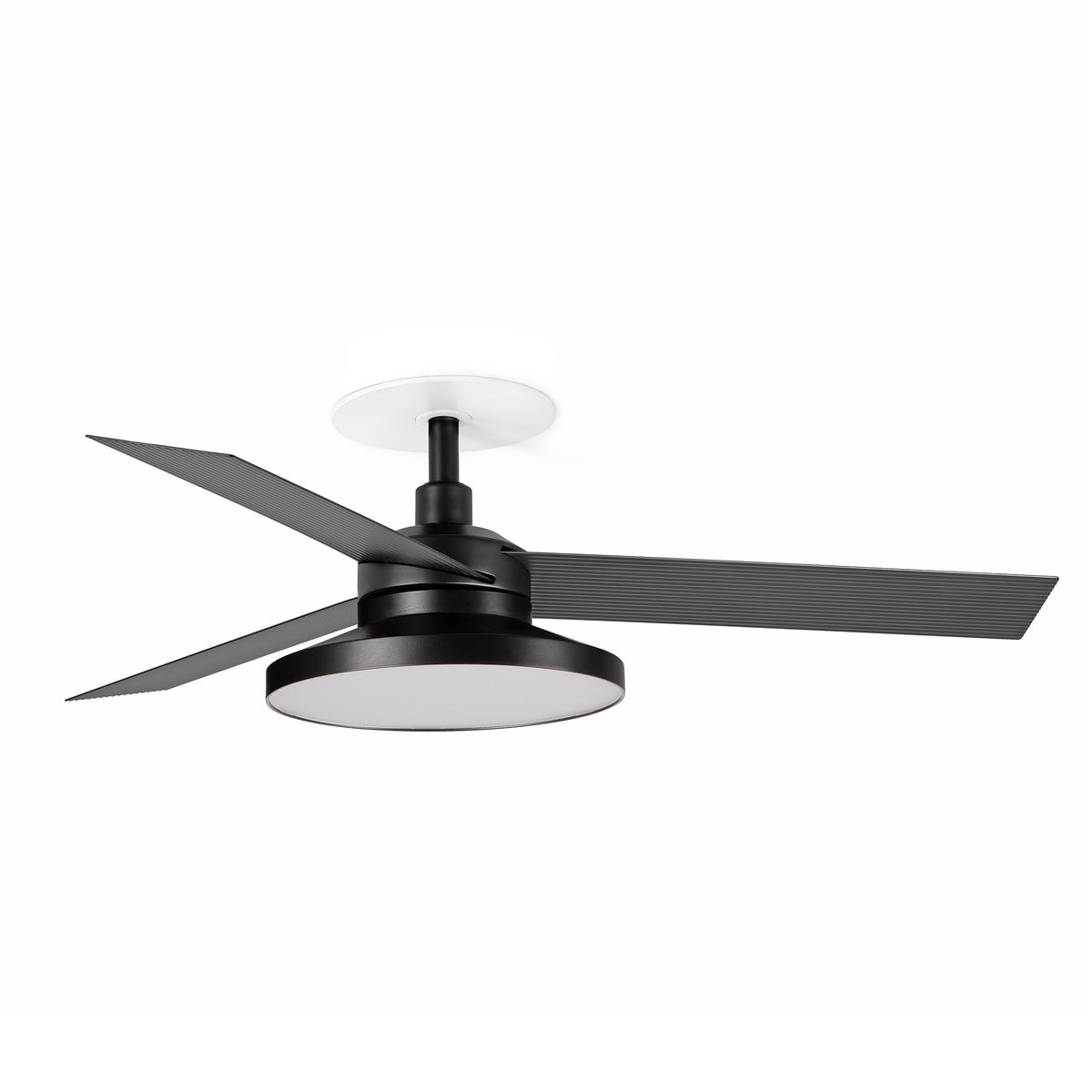 Ventilador de Techo Empotrado Cruiser S con Palas de FARO - Negro/Aluminio, TAK 4000K, 0-10V | FARO