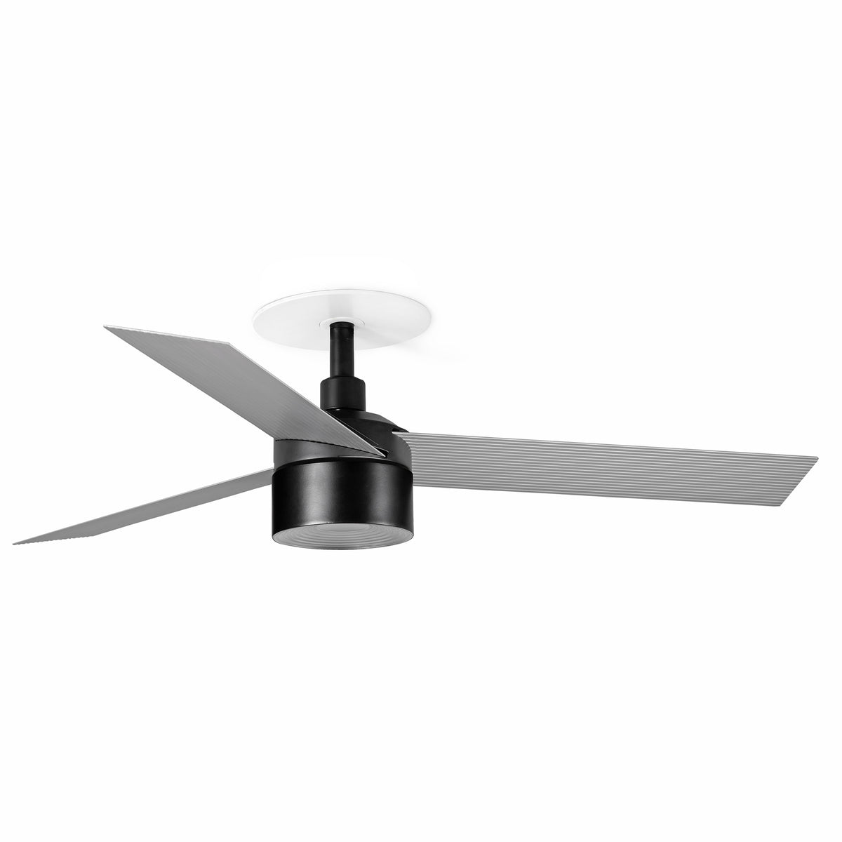 Ventilador de Techo Empotrado Cruiser S con Palas de FARO - Negro/Aluminio, TEK 4000K, 0-10V | FARO