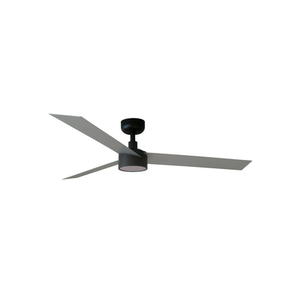 Ventilador de Techo Cruiser L 132 cm FARO - Negro/Aluminio, LED 20W CCT, Mando + Tuya (app y voz) | FARO