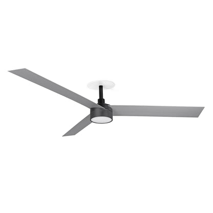Ventilador de Techo Empotrado Cruiser XL 160 cm FARO - Negro/Aluminio, LED 20W CCT, Mando a distancia | FARO