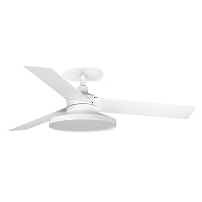 Ventilador de Techo Empotrado Cruiser S con Palas de FARO - Blanco, TAK 2700K, 0-10V | FARO