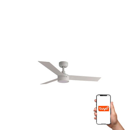 Ventilador de techo LED Cruiser S Blanco Smart Tuya FARO 34288WT-1TW