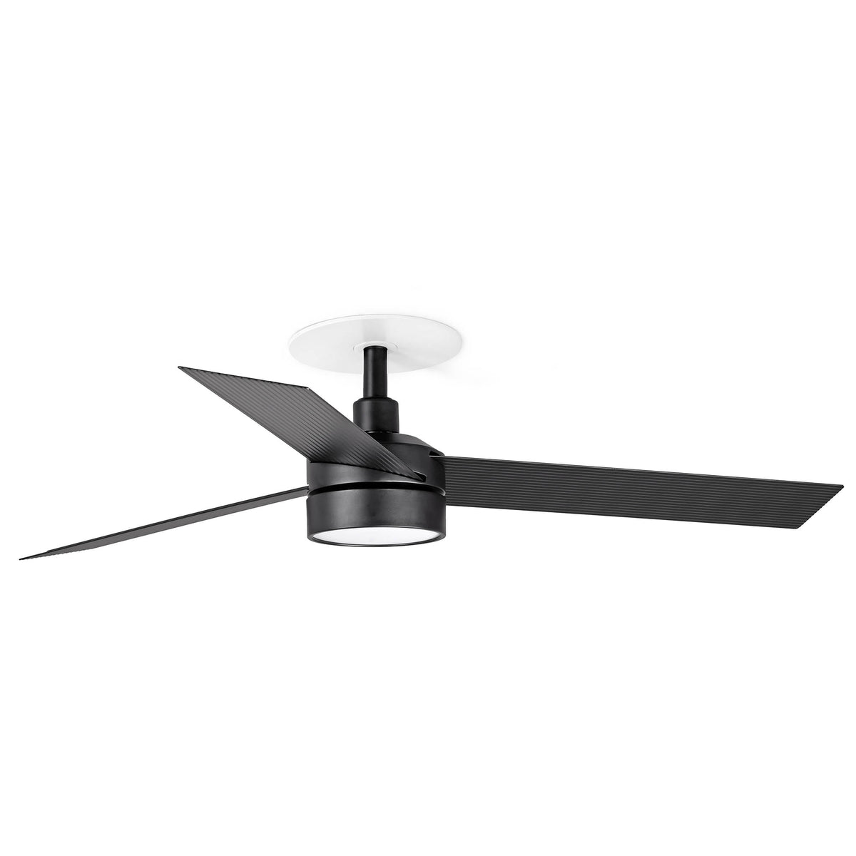 Ventilador de Techo Empotrado Cruiser S con Palas de FARO - Negro, LED 20W CCT, Mando a distancia | FARO