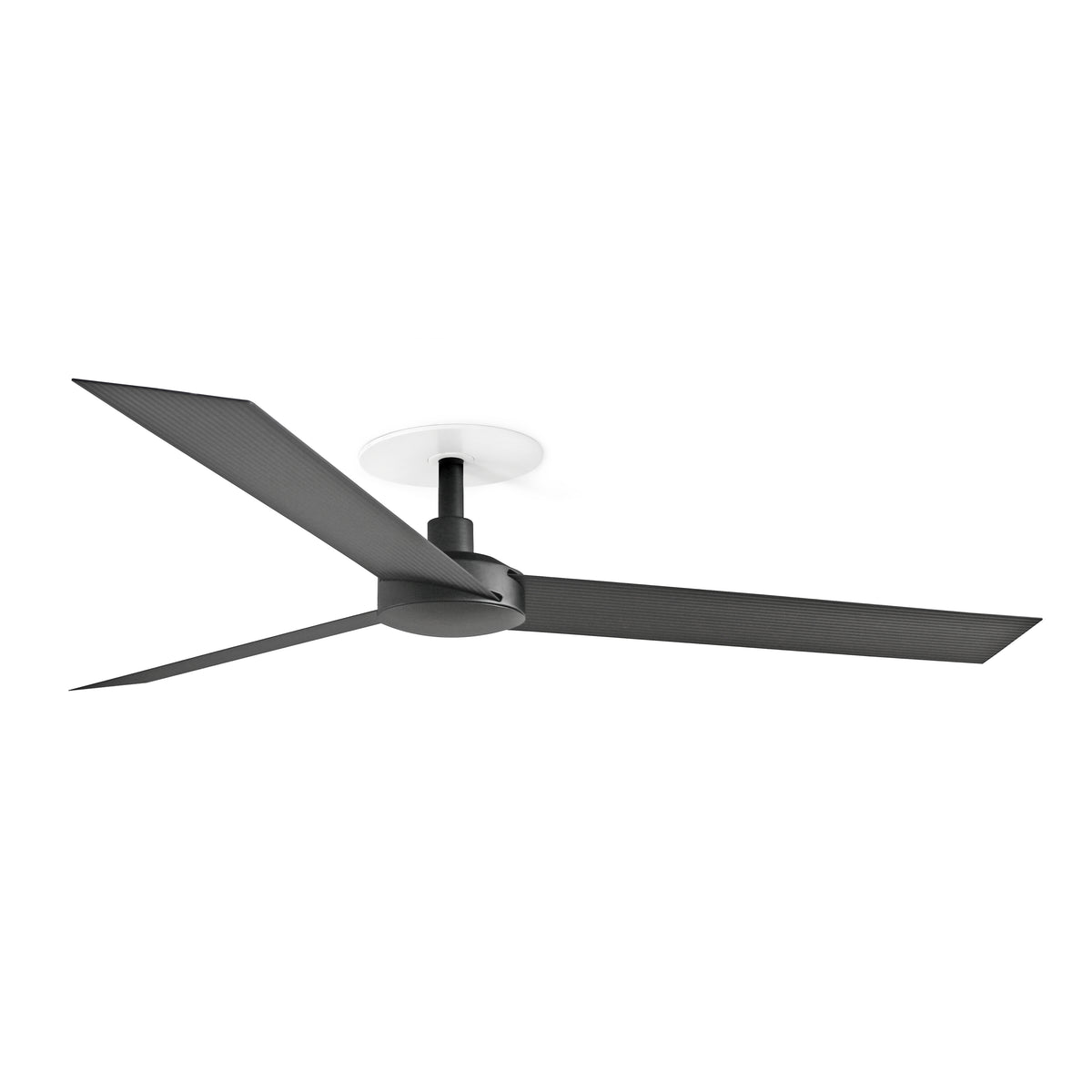 Ventilador de Techo Empotrado Cruiser L FARO - Negro, Sin luz, Mando a distancia | FARO
