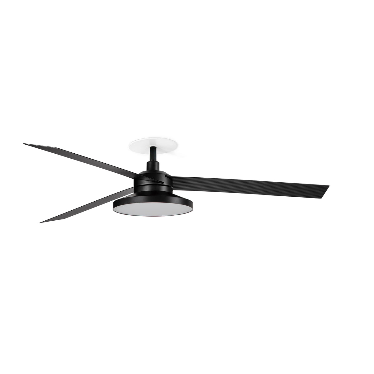 Ventilador de Techo Empotrado Cruiser L FARO - Negro, TAK 3000K, Mando a distancia | FARO