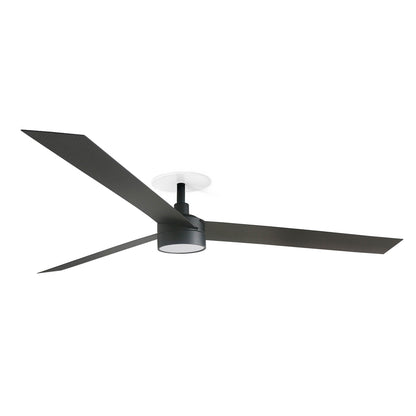 Ventilador de Techo Empotrado Cruiser XL 160 cm FARO - Negro, LED 20W CCT, 0-10V | FARO