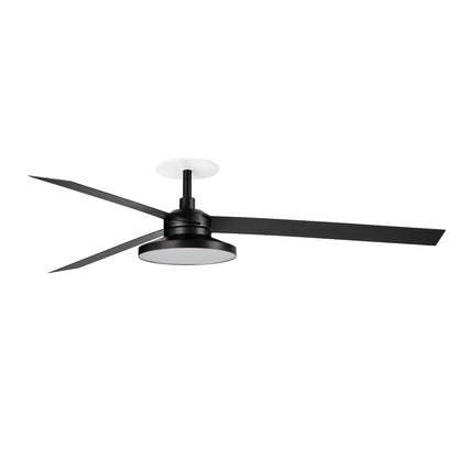 Ventilador de Techo Empotrado Cruiser XL 160 cm FARO - Negro, TAK 4000K, 0-10V | FARO