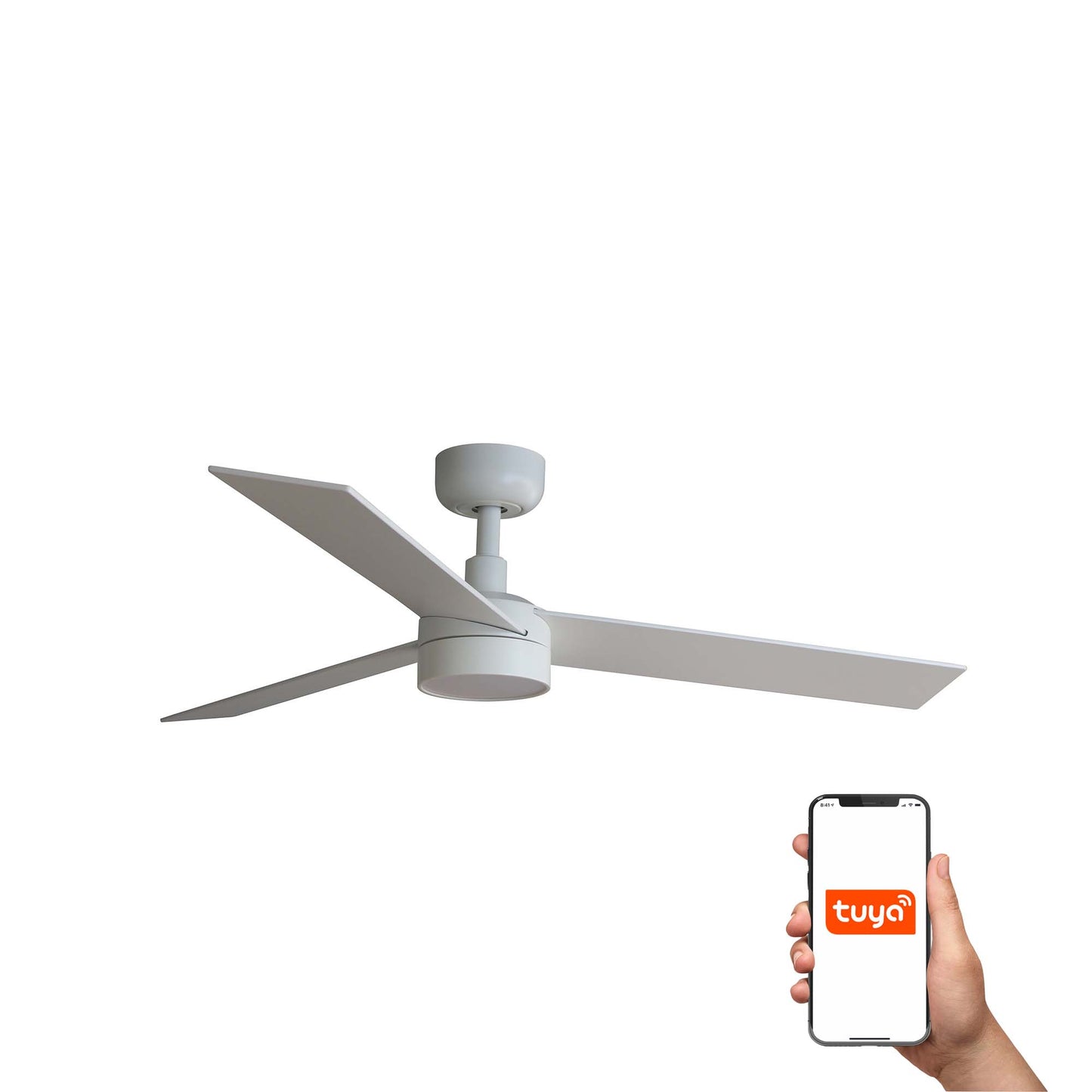 Ventilador de Techo LED Smart Blanco y Fresno FARO 34295WT-1TW