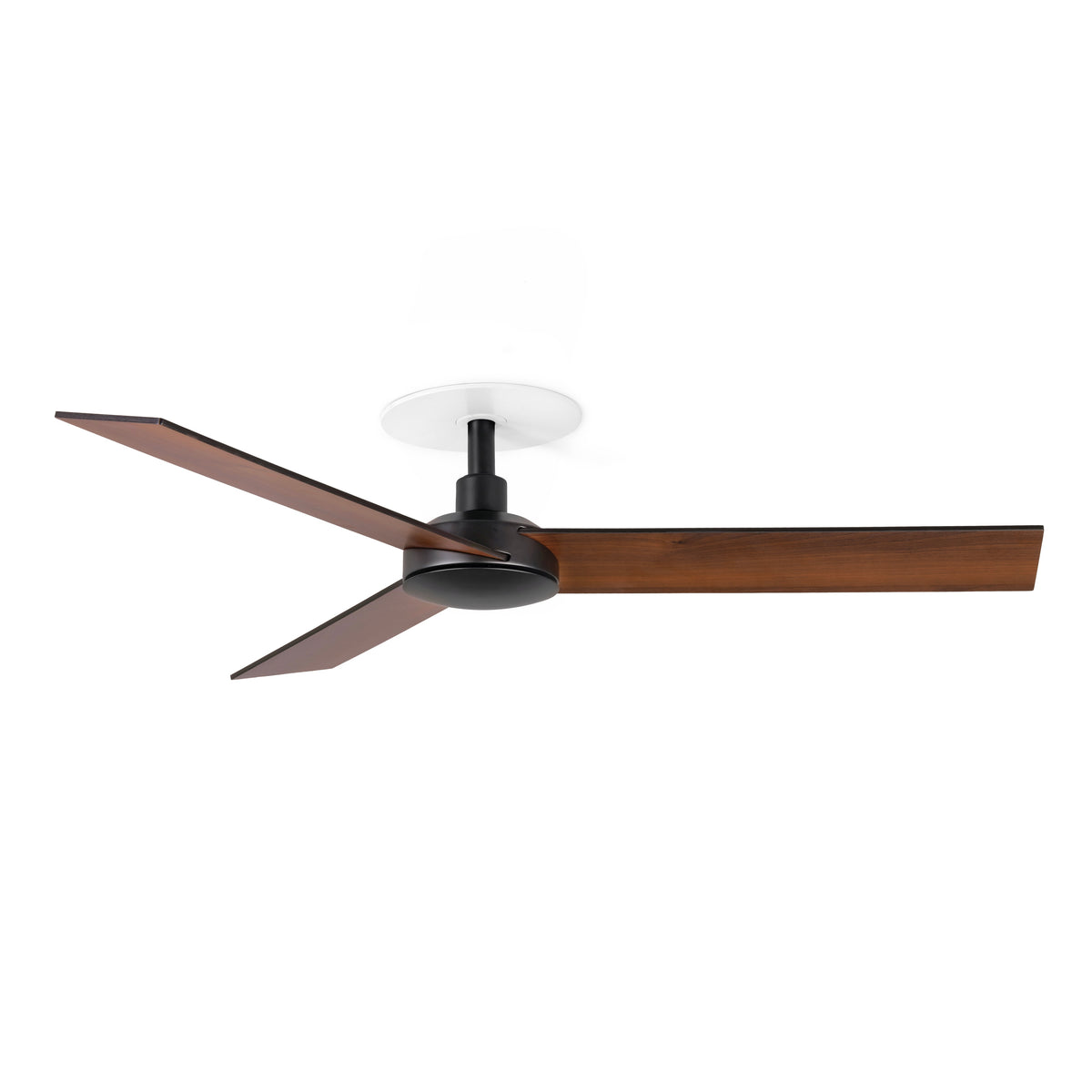 Ventilador de Techo Empotrado Rudder S 106 cm FARO - Negro/Nogal, Sin luz, Mando a distancia | FARO · Ref. 34296R