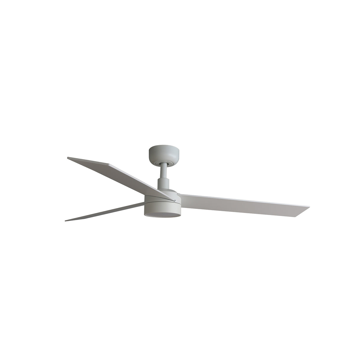 Ventilador de Techo Rudder L 132 cm 3 Palas FARO - Blanco/Fresno, LED 20W CCT, Mando a distancia | FARO · Ref. 342971S
