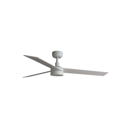 Ventilador de Techo Rudder L 132 cm 3 Palas FARO - Blanco/Fresno, LED 20W CCT, Mando a distancia | FARO · Ref. 342971S