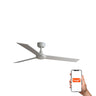 Ventilador de Techo Rudder L Blanco y Fresno Smart Tuya Faro 34297WT