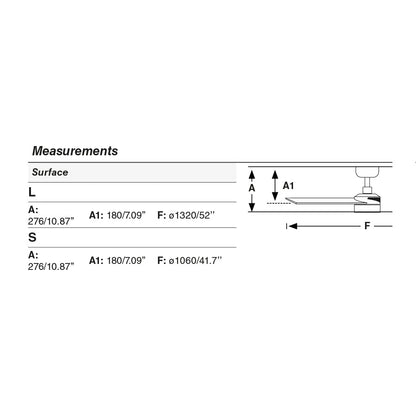Ventilador de techo con motor DC silencioso y eficiente