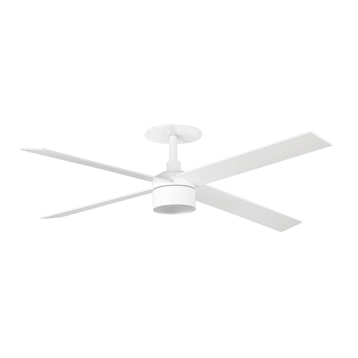 Ventilador de Techo Empotrado Rudder L 132 cm 4 Palas FARO - Blanco/Fresno, TEK 2700K, Mando a distancia | FARO