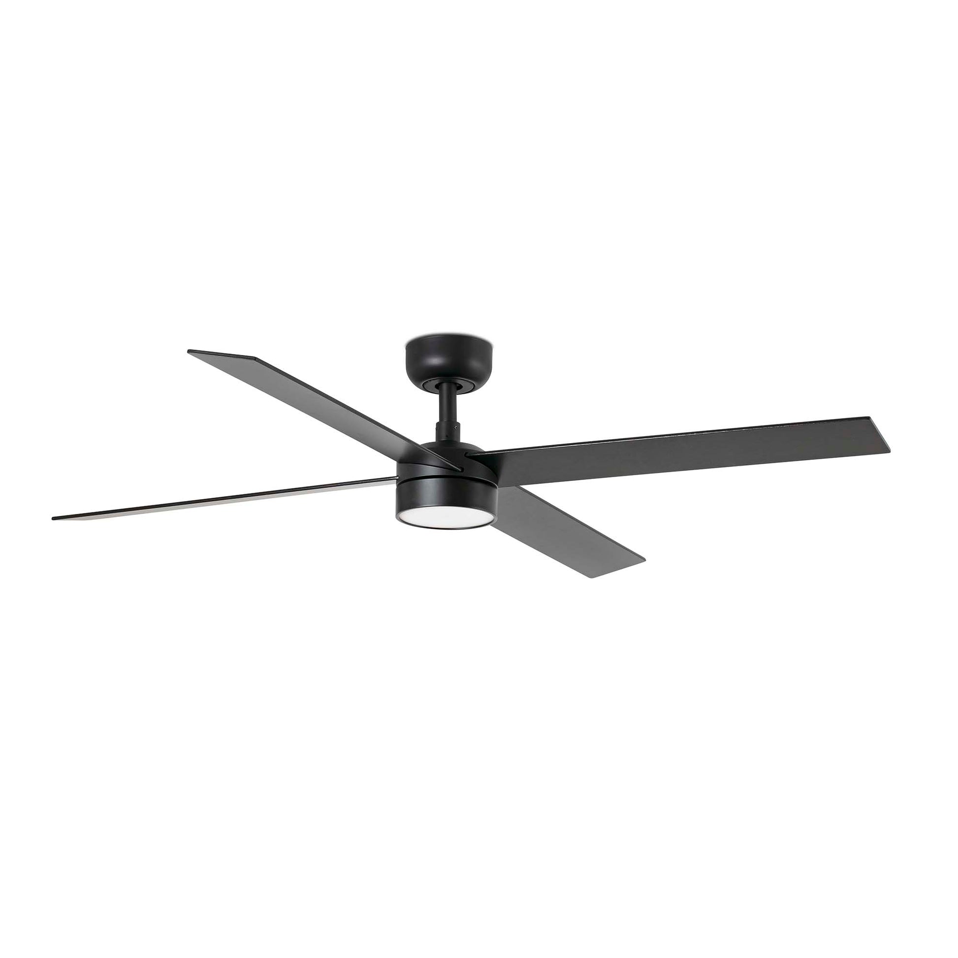 Ventilador de Techo Silencioso RUDDER L Negro y Nogal FARO 34356-1TW