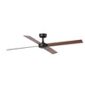 Ventilador de Techo Nogal Negro FARO RUDDER L 34356