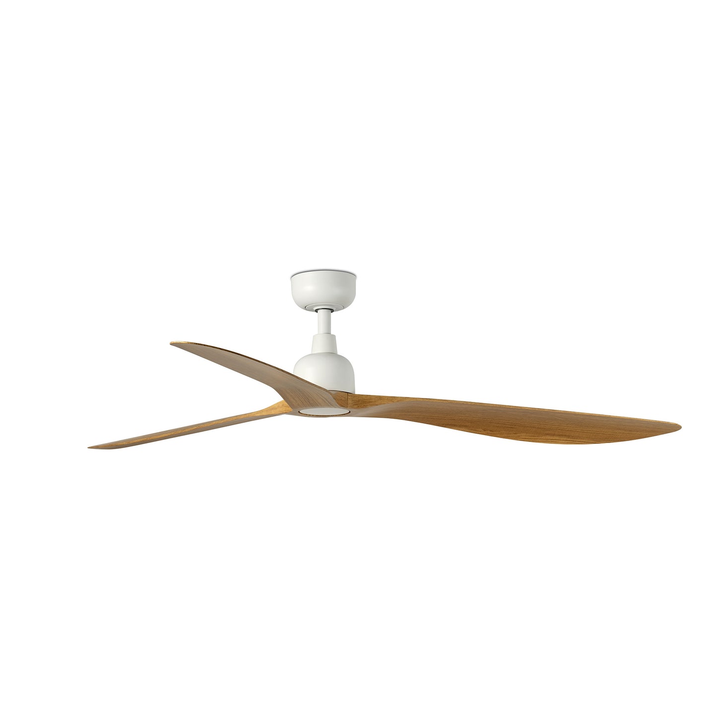 Outwood L Ventilador de Techo Roble y Blanco Faro 34361 para exterior