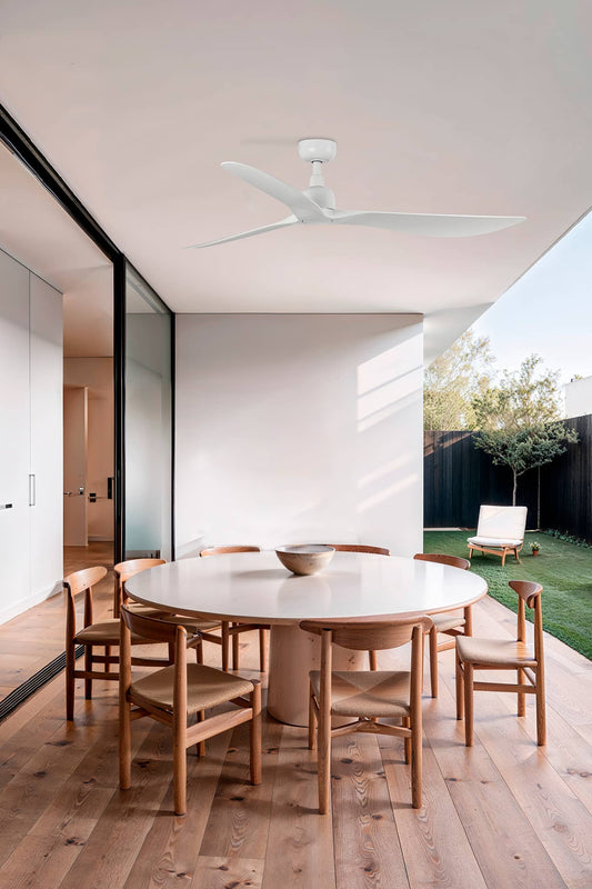 Ventilador OUTWOOD L fabricado en Acero color Blanco Mate