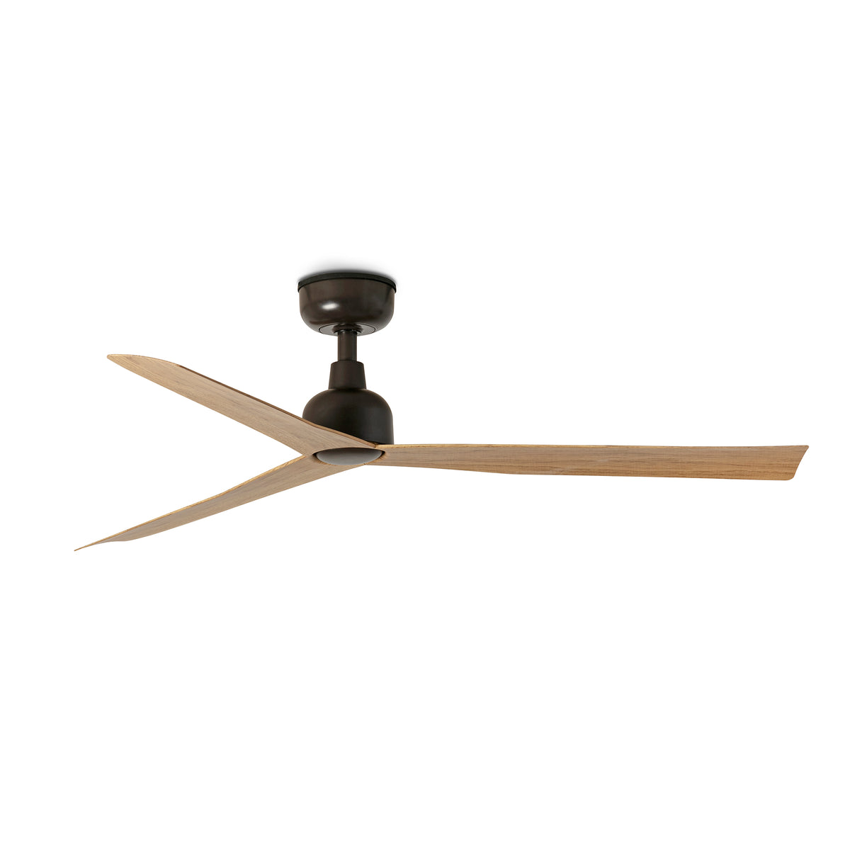 Ventilador de Techo Marine M 125 cm FARO - Marrón/Roble, Mando + Tuya (app y voz) | FARO · Ref. 34371WT