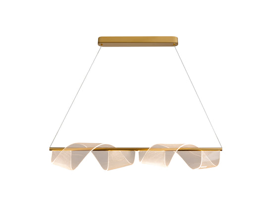 Lámpara de Techo LED Velas 100 cm Oro Mate Schuller - vista principal | Schuller