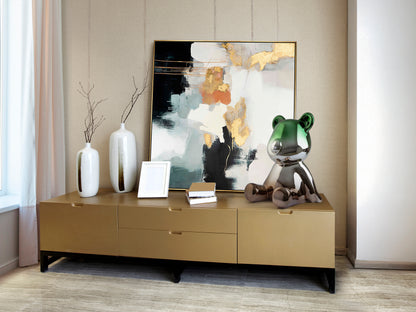 Figura Decorativa de Oso Osito 50 cm Degradado Gris y Verde Schuller - vista principal | Schuller