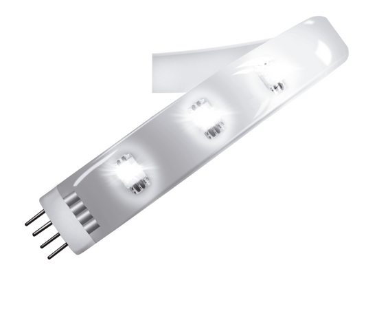 Cinta LED Fabrilamp / Abrila fabricada en material flexible color blanco