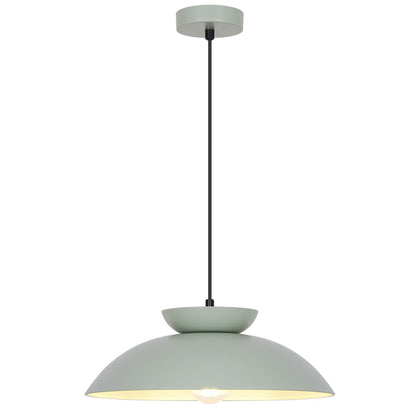 Colgante IDEA verde ALEMAR 60W E-27 - Vista principal con tulipas dobles