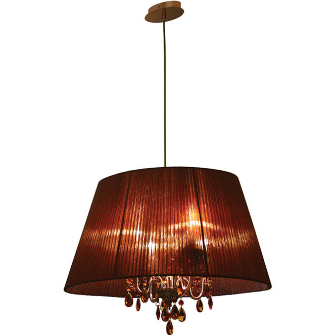 LUMIT OLÍMPIA Lámpara de Techo Marrón Cobre, Ref. 3622*4 COB*CA