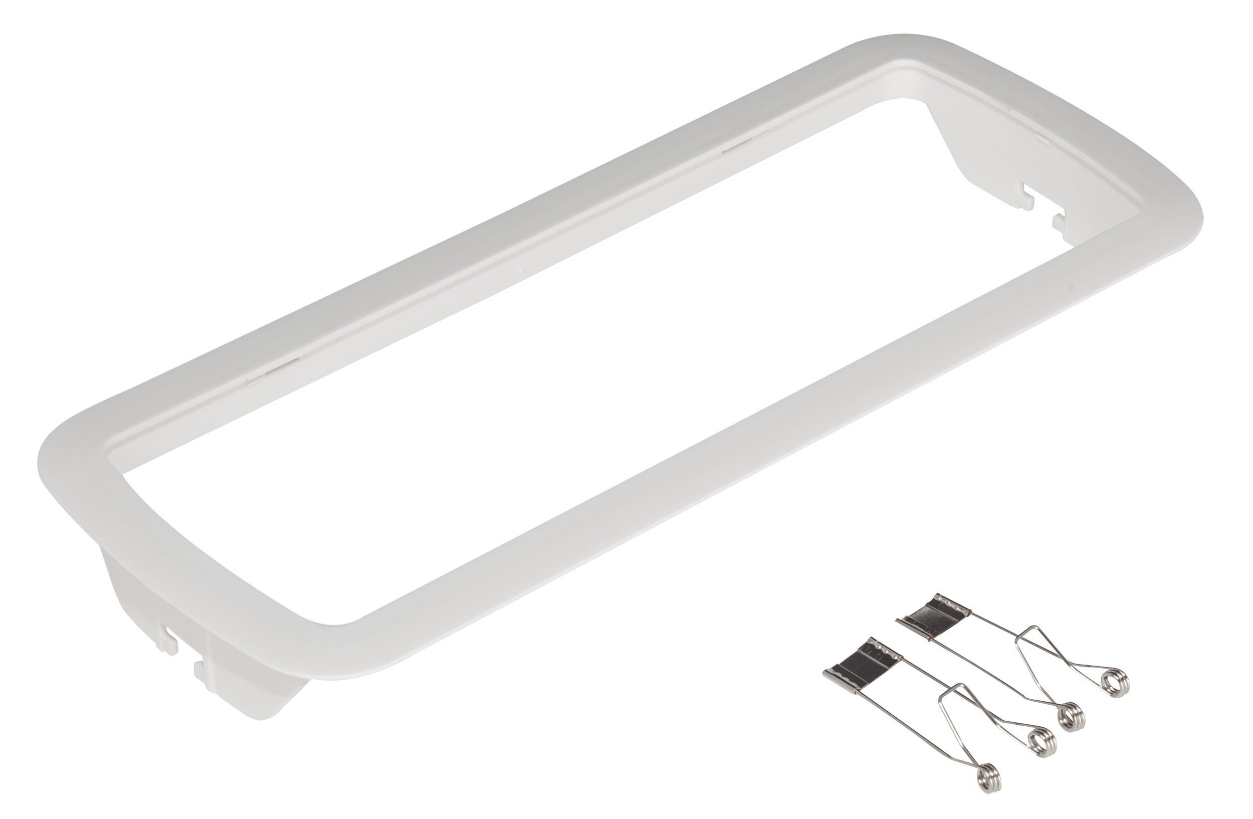 Kanata fabricado en Policarbonato color Blanco para luz de emergencia