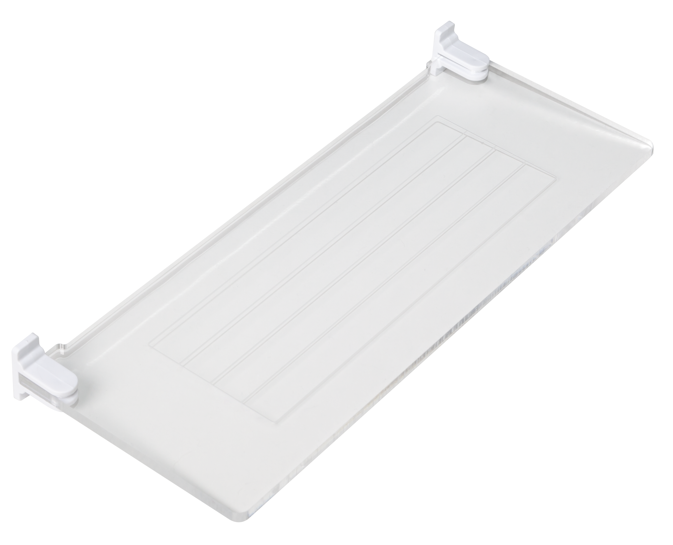 Soporte Kanata fabricado en Metacrilato transparente ideal para señalización de emergencia