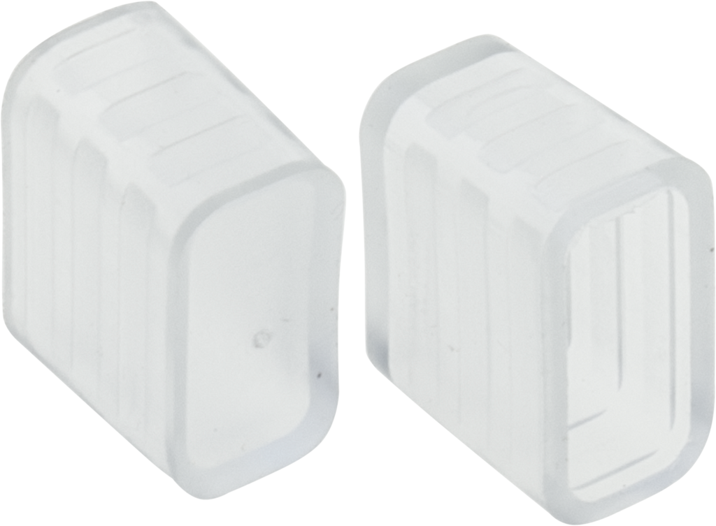 Tapón para tira LED Explorer fabricado en plástico, ideal para bricolaje.