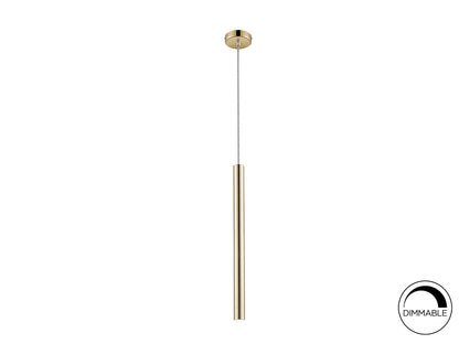 Lámpara Colgante LED Varas 5W Mate Dimable Schuller - Oro | Schuller · Ref. 373091