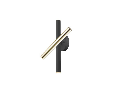 Aplique de Pared LED Varas 3 Luces Oro y Negro Dimable Schuller - vista principal | Schuller