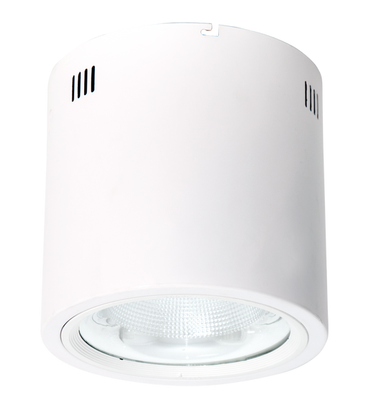 Foco tubular Fabrilamp / Abrila fabricado en metal color blanco