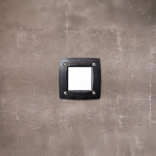 Aplique Empotrable Exterior LETI 11,5 cm Negro Fumagalli Interlusa - imagen 2 | Interlusa