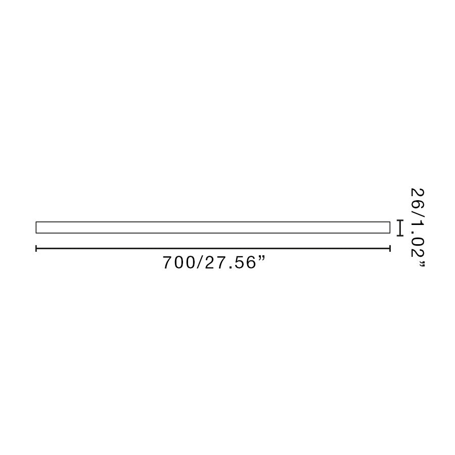 Tija para ventilador fabricada en Acero color Blanco, extensión de 70cm
