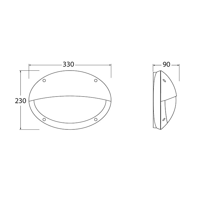 Aplique estanco MADDI con protección IP66 ideal para exterior